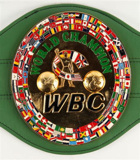 Floyd Mayweather Jr. Signed Full-Size WBC Heavyweight Championship Belt ...