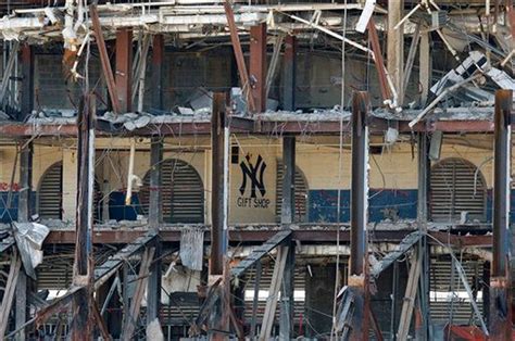 Video: Yankees fans shocked to see original Yankee Stadium in rubble ...