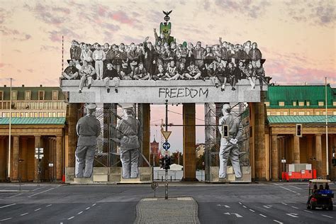 JR Commemorates the Fall of the Berlin Wall with a New Brandenburg Gate ...