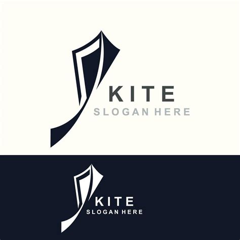 Kite Logo Design. paper kite handrawn style and creative. minimalist, and luxury logo vector ...