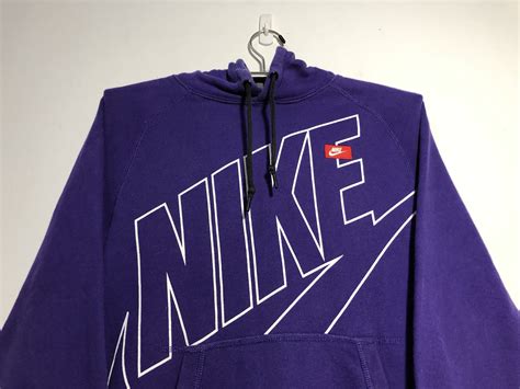 Smoke Vintage : NIKE Big Logo Swoosh Sweater Hooded Sweatshirt