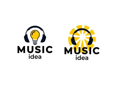 Music idea logo design template. 11314990 Vector Art at Vecteezy