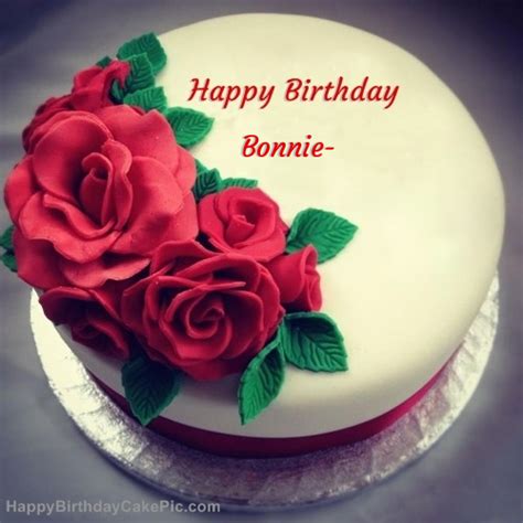 ️ Roses Birthday Cake For Bonnie-