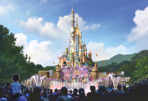 Concept Art new Hong Kong Disneyland Castle revealed - Travel to the Magic