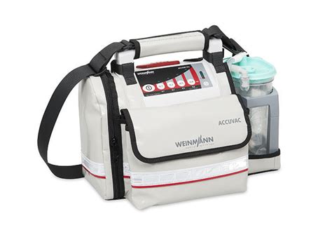 Electric mucus suction pump / portable - ACCUVAC Pro - WEINMANN Emergency Medical Technology ...