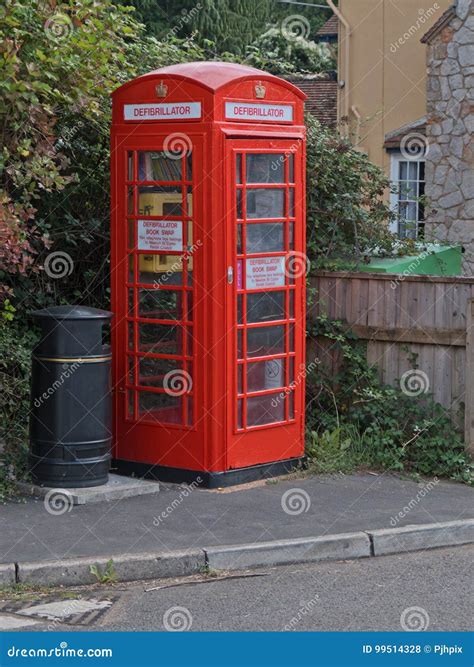 Public Defibrillation Equipment in a Devon Village UK Editorial Stock Photo - Image of color ...