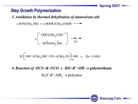 PPT - Classification by Mechanism Step – Growth Chain – Growth ...