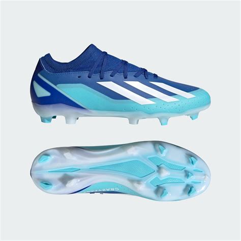 Shoes - X Crazyfast.3 Firm Ground Boots - Blue | adidas Egypt