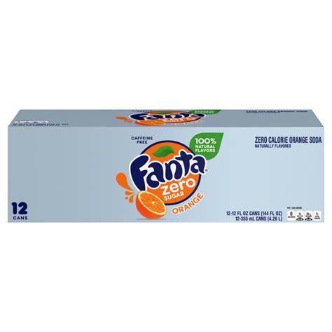 Save on Fanta Zero Orange Soda Caffeine Free - 12 pk Order Online ...