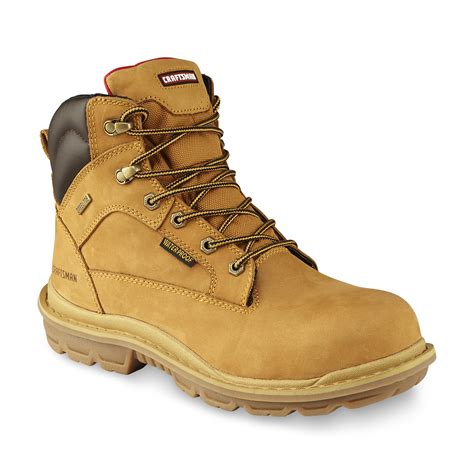 Craftsman Men's Jagger Wheat Leather Waterproof Steel Toe Work Boot