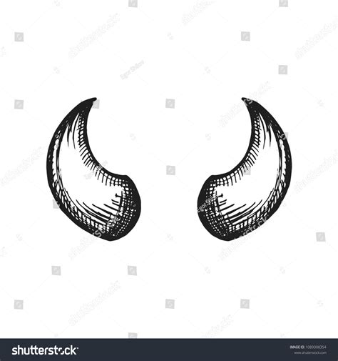 3,866 Devil horns sketch Images, Stock Photos & Vectors | Shutterstock