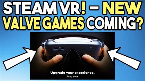 STEAM VR REVEALED - NEW VALVE GAMES COMING? | Valve games, Valve, Reveal