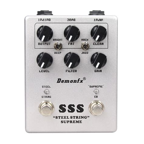 NEW Demonfx High quality For SSS Dumble Guitar Overload Pedal Steel String Clean Drive Tone ...