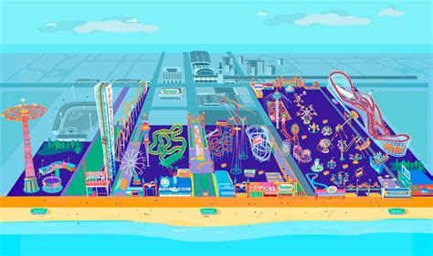 Map Of Coney Island