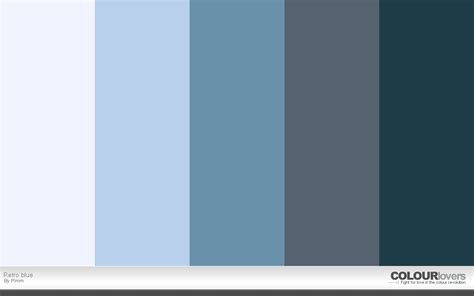 color palette Retro blue | Grey color scheme, Blue color schemes, Color schemes