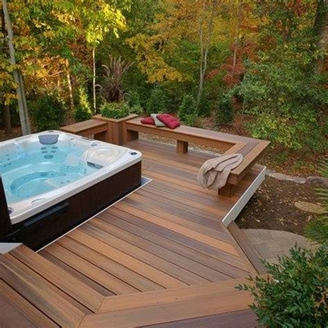 55+ Good Backyard Hot Tubs Decoration Ideas - Page 2 of 61 | Hot tub backyard, Hot tub, Hot tub deck