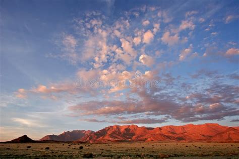 Desert Landscape, Brandberg Mountain, Namibia Stock Image - Image of ...