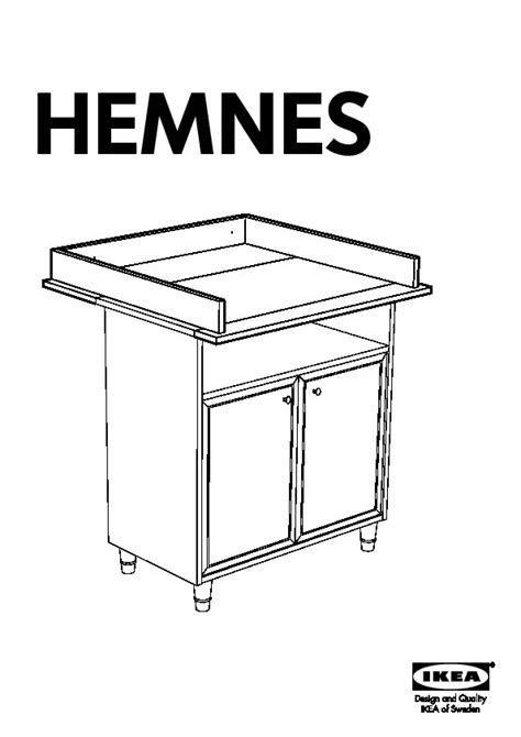 HEMNES Plateau pour table à langer blanc - IKEAPEDIA
