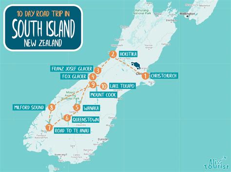 New Zealand Map South Island Road Map | Hot Sex Picture