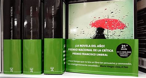 'Patria', de Fernando Aramburu, el libro de ficción más vendido en 2017 - Gatrópolis