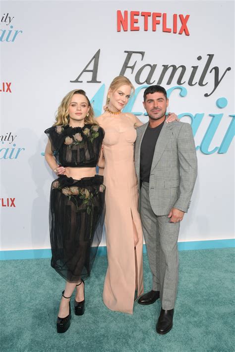 Joey King, Nicole Kidman and Zac Efron at the A FAMILY AFFAIR World ...