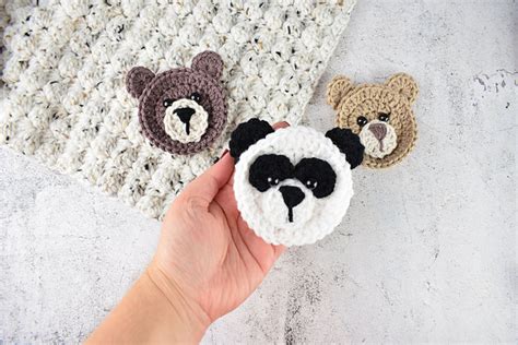 Ravelry: Crochet bear applique pattern by passionatecraft2