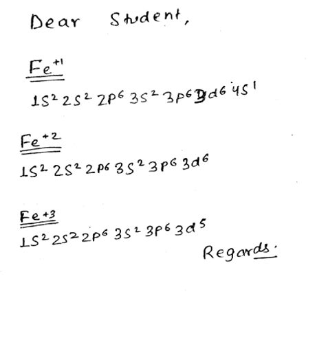 Fe3 Electron Configuration - Asking List