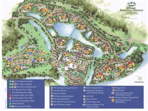 Disney World Saratoga Springs Map