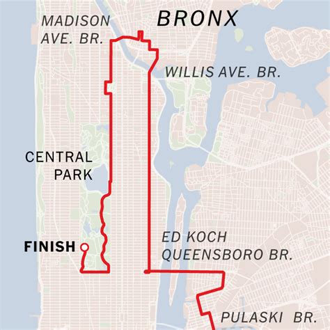 New York City Marathon Elevation Map - Get Latest Map Update