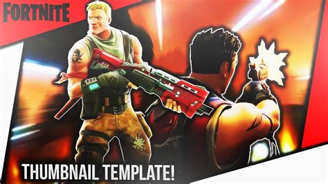 Fortnite Thumbnail Template! - YouTube