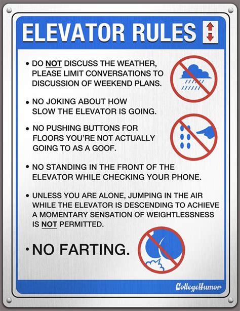 Funny Signs Found In, Around and About Elevators - Gallery | eBaum's World