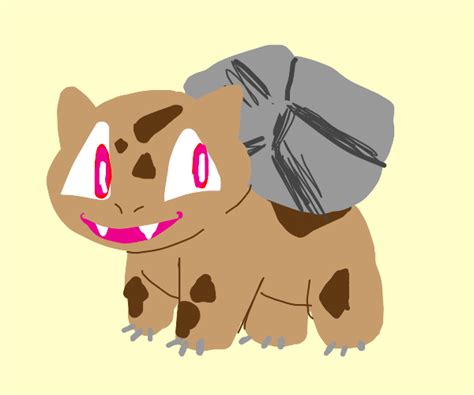 Rock type Bulbasaur - Drawception