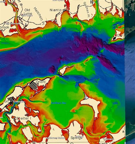 3D Long Island Sound - StrikeLines Fishing Charts