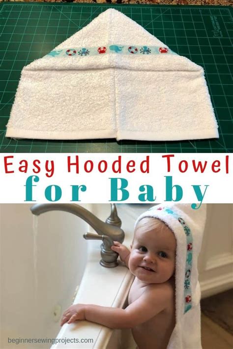 Sew a Hooded Towel for Baby the Easy Way! – Beginner Sewing Projects – Beginner Sewing Projects