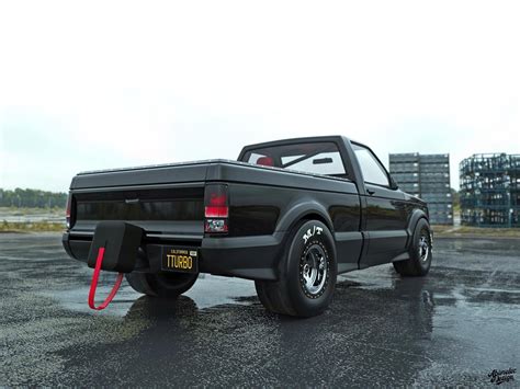 GMC Syclone “Psychlone” Race Truck Rendered With Nissan GT-R Twin-Turbo ...