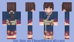 kimono boy Minecraft Skin