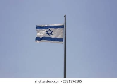 Israeli Flag Waving Wind Stock Photo 2321396185 | Shutterstock