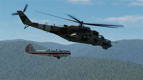 Mi-24 vs Yak-52 size comparison. : r/flightsim