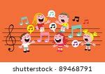 Zingende kinderen Gratis Stock Foto - Public Domain Pictures