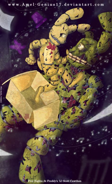 =FNAF= Mini Me (PLUSHTRAP) by Amel-Genius17 on DeviantArt