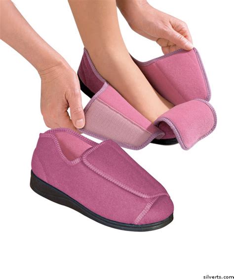 Womens Extra Extra Wide Deep Diabetic & Edema Adaptive Slippers