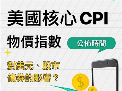 美國核心CPI物價指數公布時間?與CPI有什麼差別? - 康和期貨李思儀 大台小台選擇權手續費給你業務員權限低價