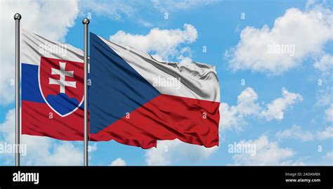 Czech Republic And Slovakia Flag Stock Photos & Czech Republic And ...