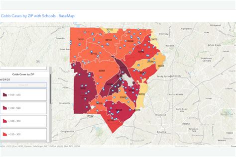 Cobb GIS creates interactive map of COVID-19 cases by zip code - Cobb ...