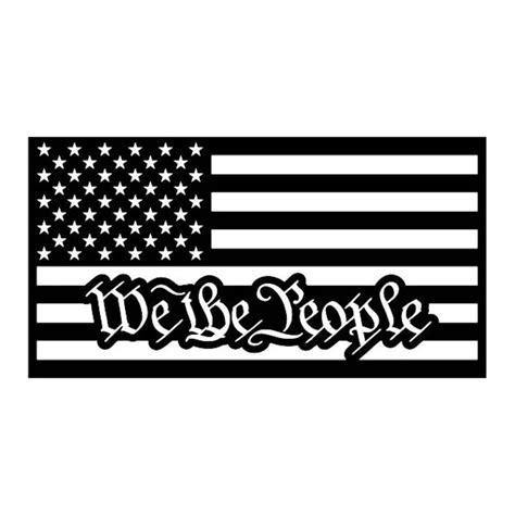 We the People U.S.A. Flag Logo .eps Svg .dxf & 1 .png Vinyl - Etsy