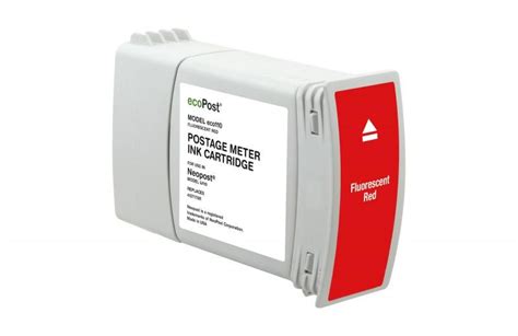 Red Postage Meter Ink Cartridge for NeoPost IJ110 (Remanufactured)