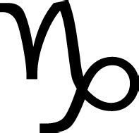 Capricorn symbol