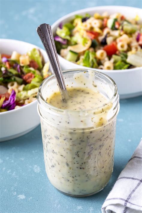 Creamy Italian Dressing Recipe | Recipe | Homemade creamy italian dressing, Salad dressing ...