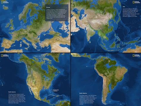 When the Ice Caps Melt | Map, Interactive map, World