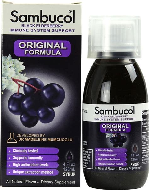 Sambucol Sambucol Black Elderberry Original Formula - 4 fl. oz. (120 ml) 896116001105 | eBay